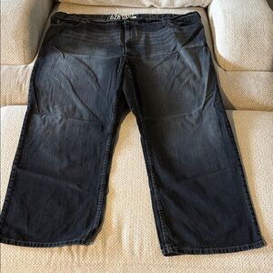 Men's Dark Wash Relaxed Jeans